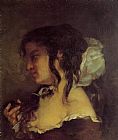 Gustave Courbet Canvas Paintings - Reflection